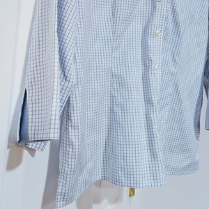 Land's End graph paper button down (10)